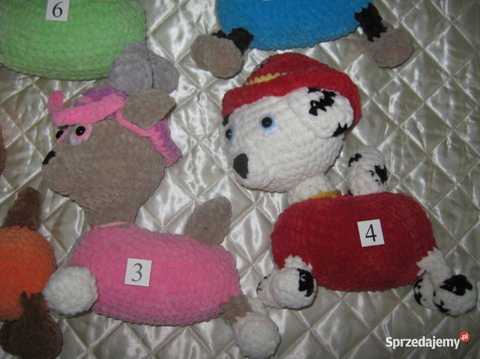 Psi patrol Pieski Rękodzieło 7 sztuk Maskotki Baranowo