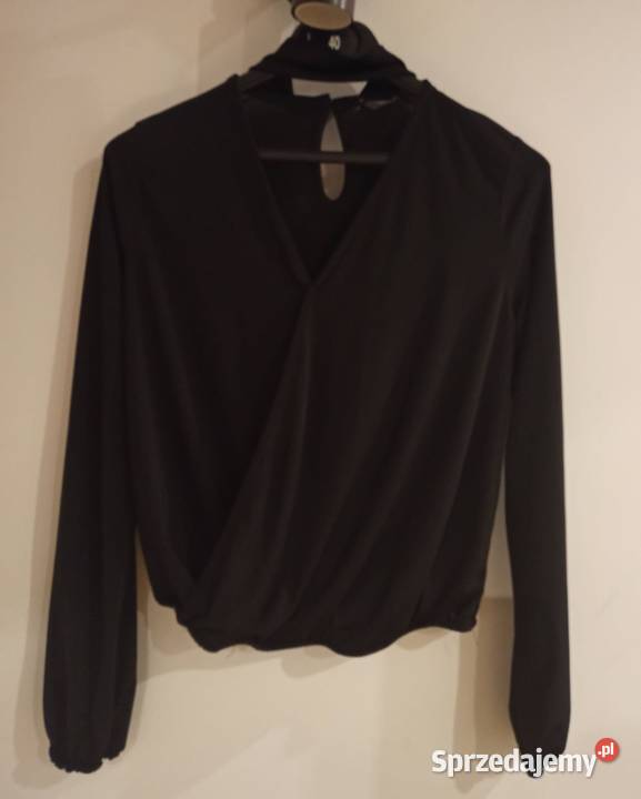 Elegancka bluzka Bershka czarna rozmiar s Rzeszów