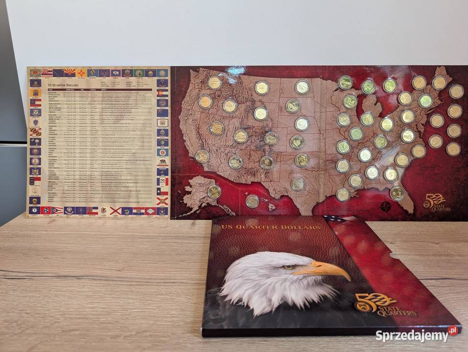 Komplet 50 State Quarters Uszlachetnione