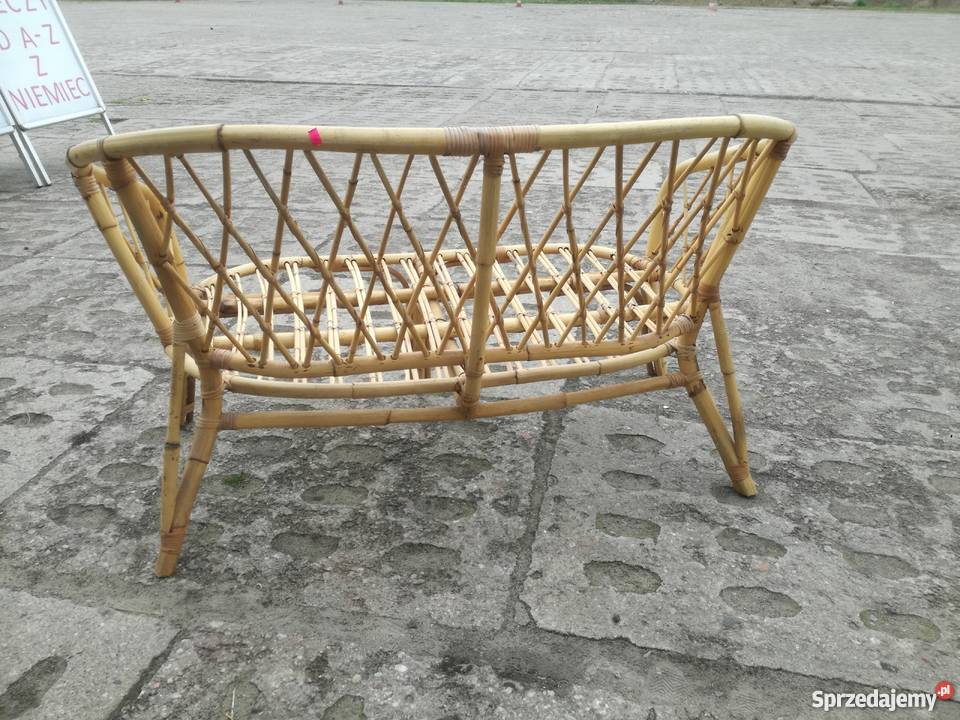 Sofa wiklinowa z poduszkami zachodniopomorskie Stargard