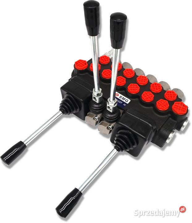 Rozdzielacz Hydrauliczny 6 SEK 40L Z JOYSTICKAMI Solec Kujawski