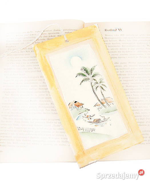 orientalna zakładka z pejzażem malowane na