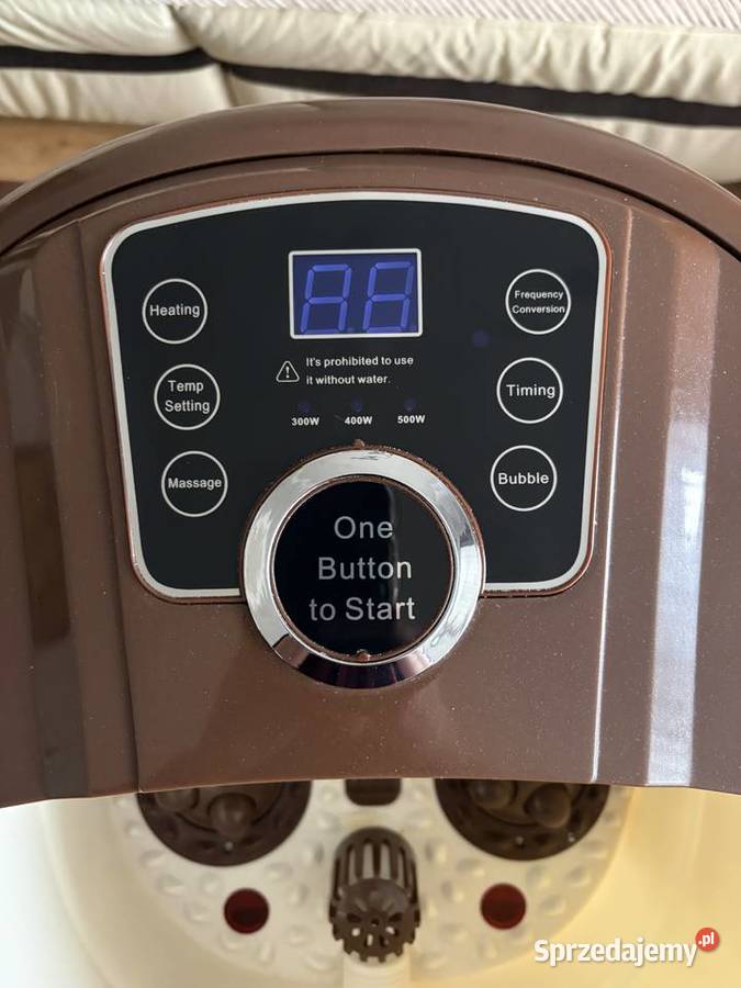 Hydromasażer do stóp podgrzewanie bąbelki timer Sprzęt i urządzenia do masażu sprzedam