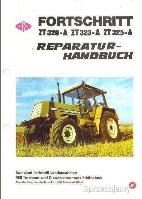Fortschritt ZT320A ZT323A ZT325A instrukcja Kielce