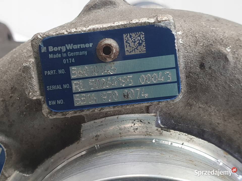 Volvo V60 S60 II XC60 24 D D4 190 TURBOSPRĘŻARKA