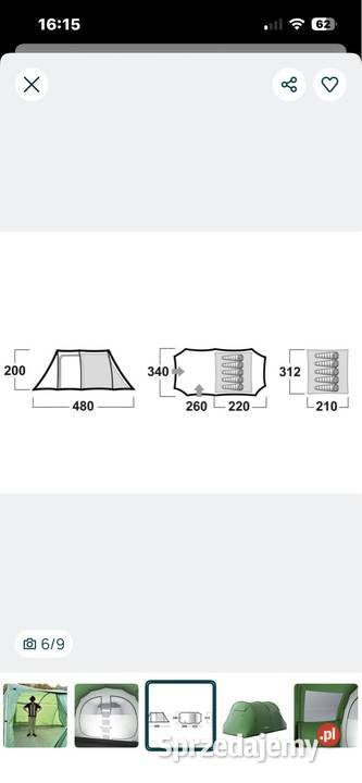 Namiot Husky Bolen 5 Dural Namioty Rybnik