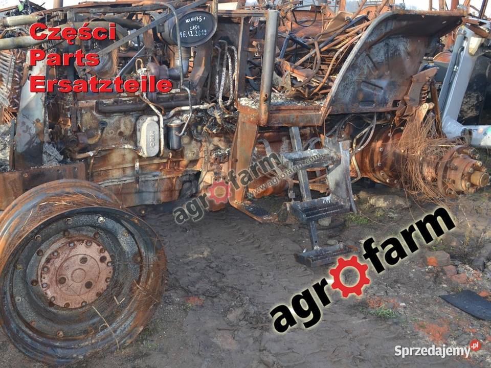 Case MXM 175 części silnik skrzynia biegów oś Byków