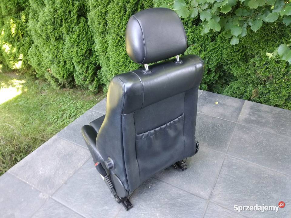 Opel Astra G fotele przednie skórzane grzane Fotele i kanapy Sieradz