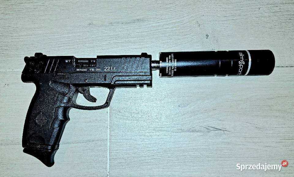 Pistolet Steyr kal. .22lr z tłumikiem dźwięku aimSport ProHV