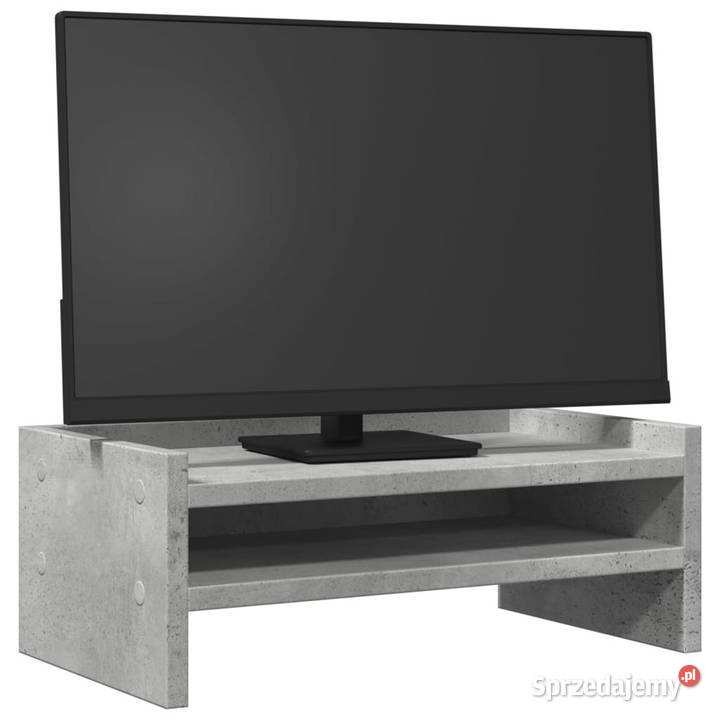 Podstawka pod monitor szarość betonu 42x24x16 Warszawa sprzedam