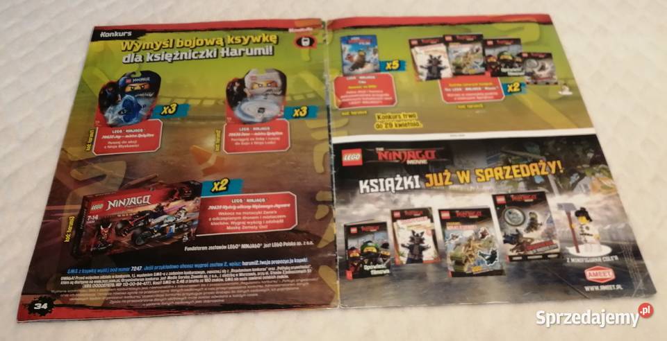 Lego Ninjago 32018 35 Książeczki dzieci czaso Czeladź