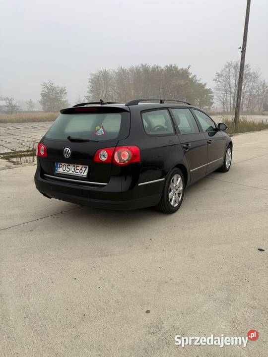 Passat b6 20tdi 140 czarny ładny stan nieuszkodzony Leszno sprzedam