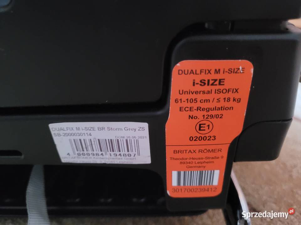 Fotelik obrotowy Britax Rmer Dualfix M iSize 918 Mielec