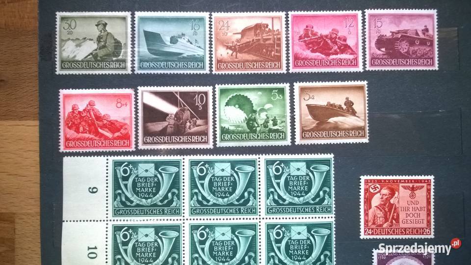 znaczki NIEMCY III RZESZA zestaw 62 czyste Warszawa