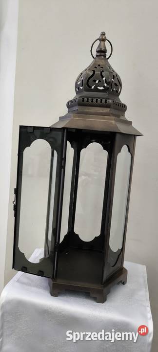 Unikatowy piękny duży lampion ażurowy dolnośląskie Spalona