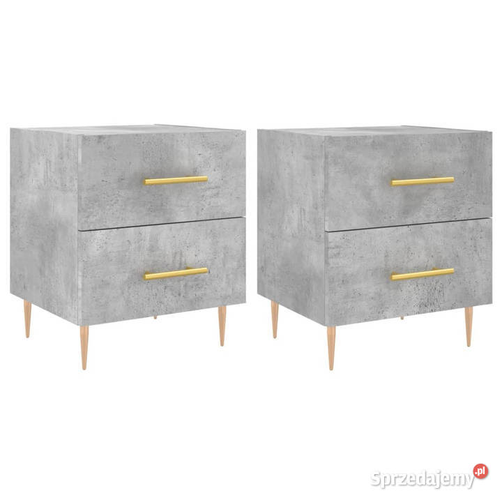 Szafki nocne 2 szarość betonu 40x35x475 WM827285 Warszawa sprzedam