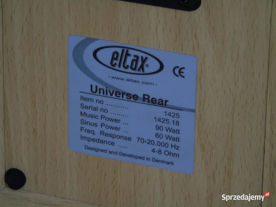 Duńskie kolumny Eltax 2 x 90 wat WYSYŁKA podkarpackie Jasło sprzedam