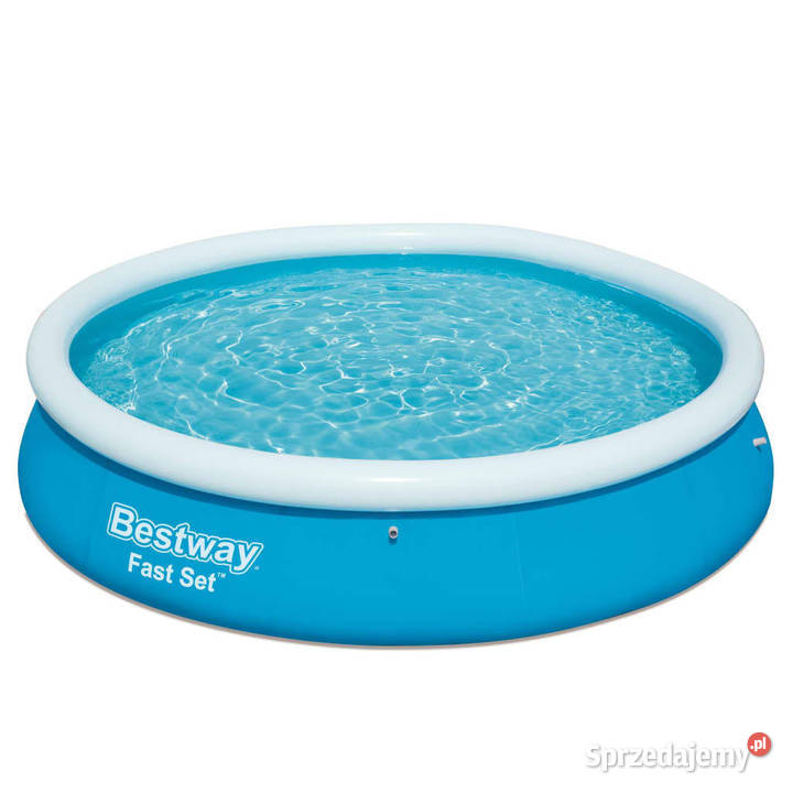 Bestway Dmuchany basen Fast Set okrągły 366 x 76 Warszawa