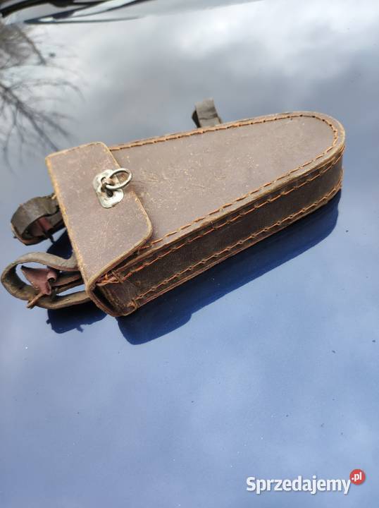 Narzędziówka Rowerowa Skórzana zapinana schowek