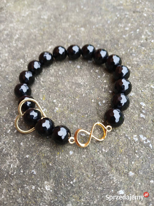 Bransoletka damska z Onyksu czarnego Kielce