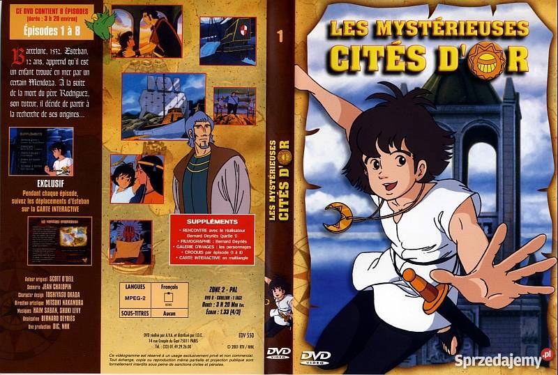 Tajemnicze Złote Miasta 1982 kultowe anime Filmy Dęblin