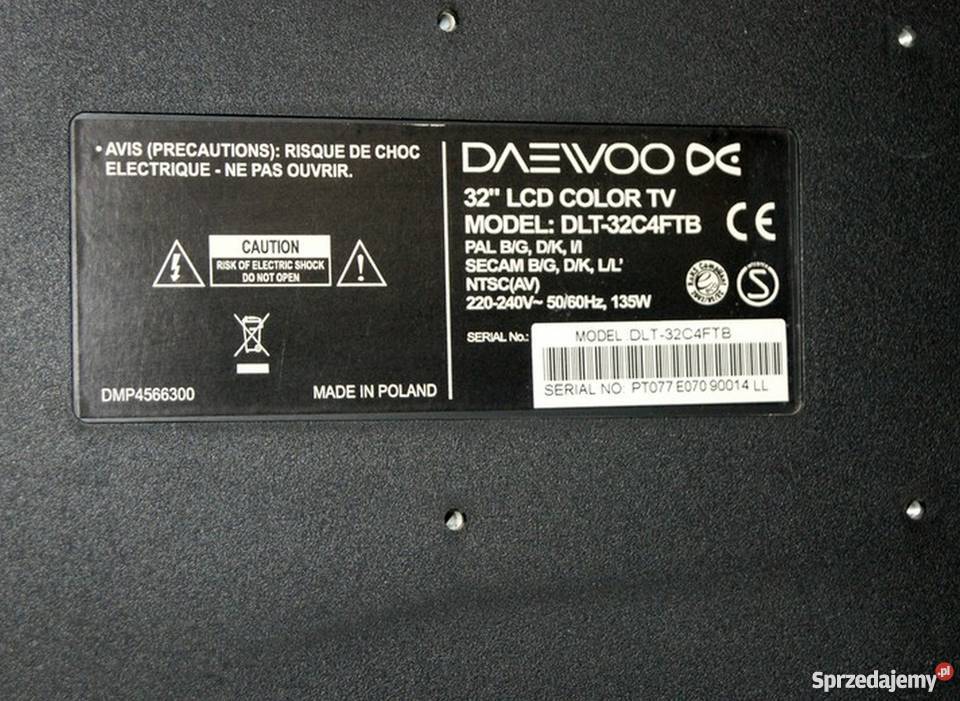 TV Daewoo DLT 32 C4 MGDi PLUS DVI Szadek