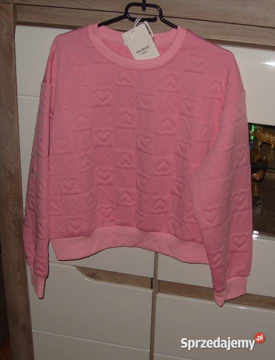 Ebelieve bluza w wyduszane serca literki r ML