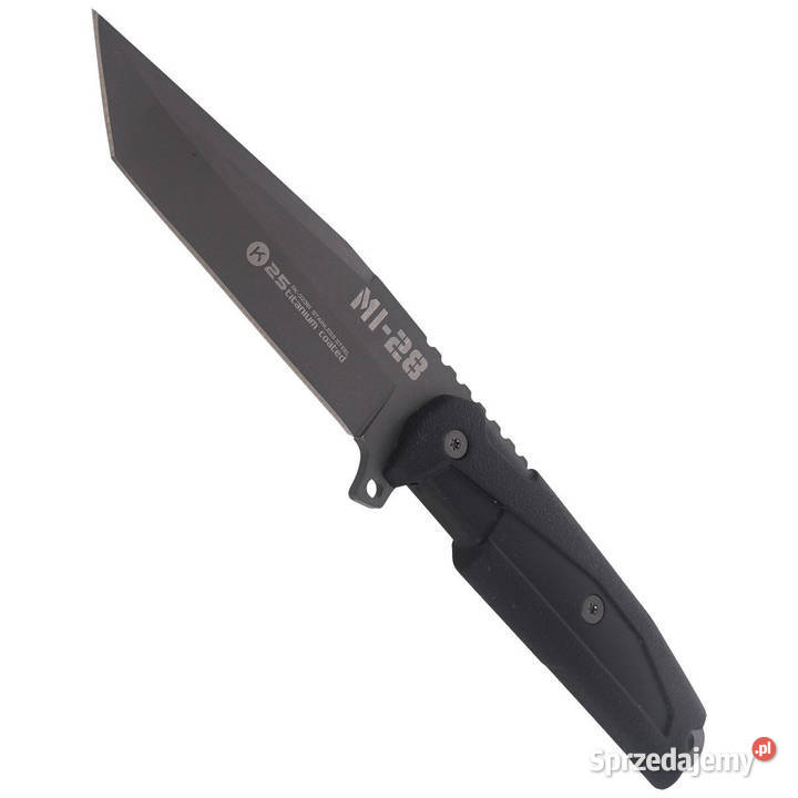 Nóż K25 MI28 Black Rubber Titanium Coated 32391 Warszawa