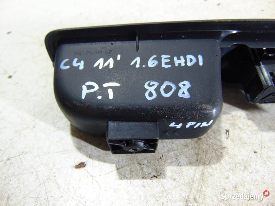 PANEL PRZYCISK SZYBY PRAWY TYŁ 4 PIN CITROEN C4