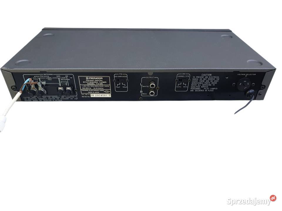 Stary tuner cyfrowy radio Pioneer TX05 Made in