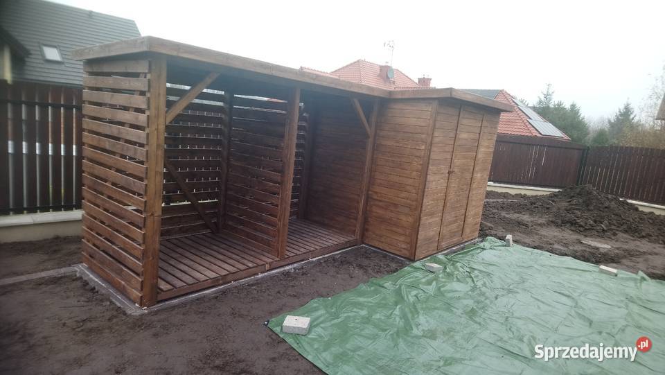 Domek z drewutnią Jordanów