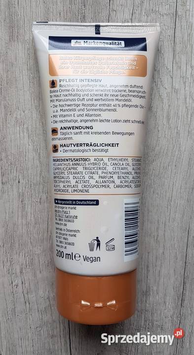 Balea balsam do ciała z orzechów marula i