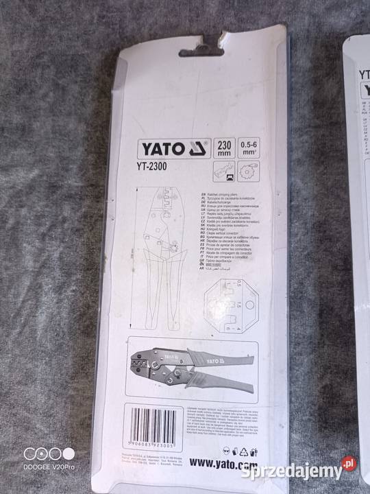 YATO YT2300 i YT2256 Szczypce do zaciskania