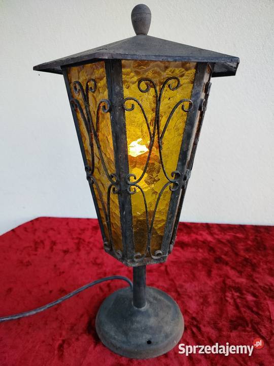 Lampa Latarnia kute żelazo druga połowa XX wieku Kęty sprzedam