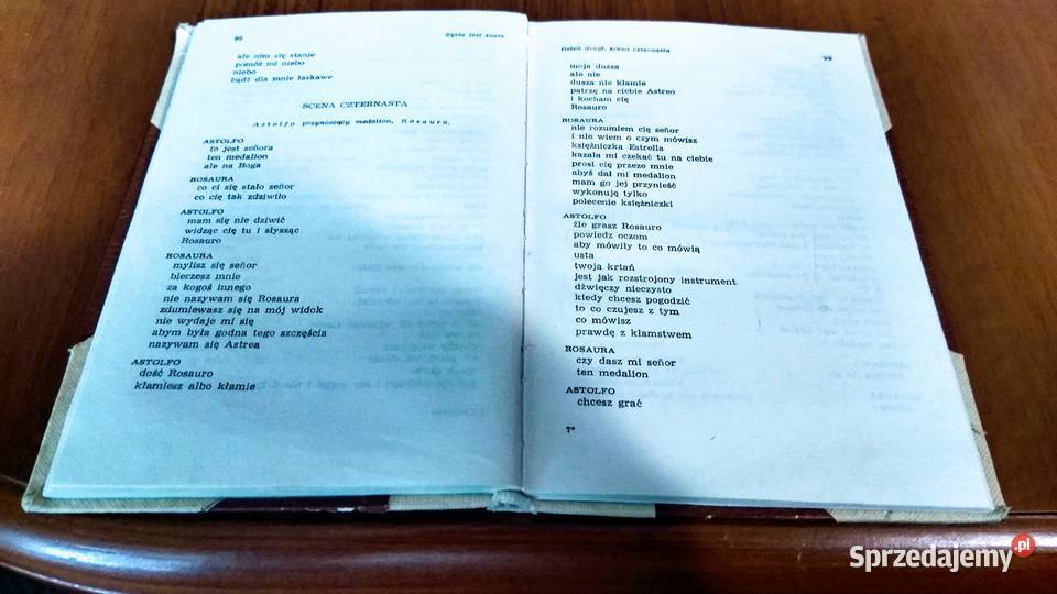 Życie jest snem Pedro Calderón de la Barca PIW pomorskie