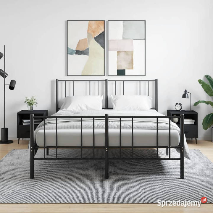 Szafki nocne 2 czarne 40x35x475 WM827471 Warszawa