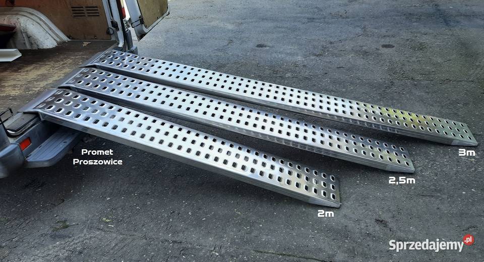 Trapy 2m 25m 3m Aluminiowe Najazdy 2 do Busa dostawcze Kraków