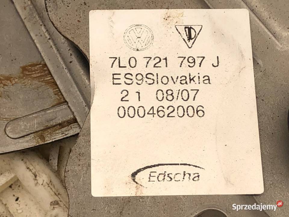 DŹWIGNIA HAMULCA RĘCZNEGO AUDI Q7 4L 7L0721797J