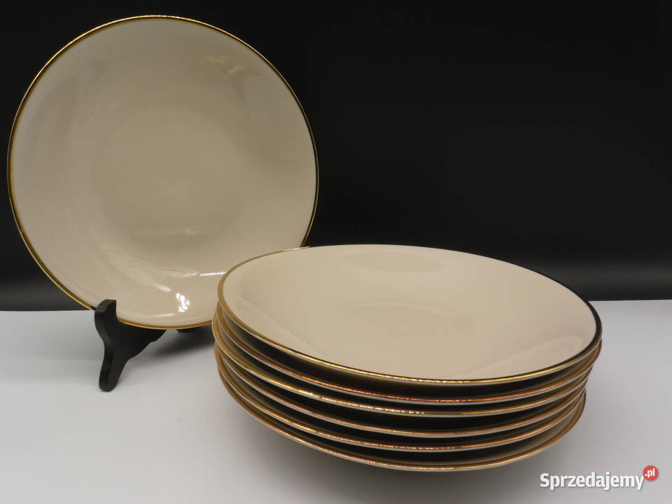 Porcelanowe talerze głębokie do zupy 7 Raszków