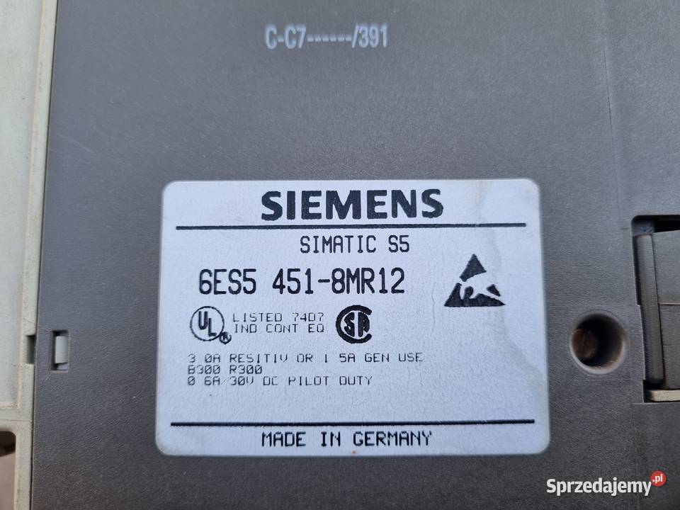 Siemens Simatic S5 6ES5 451 8MR12 dwa moduły i Elbląg sprzedam