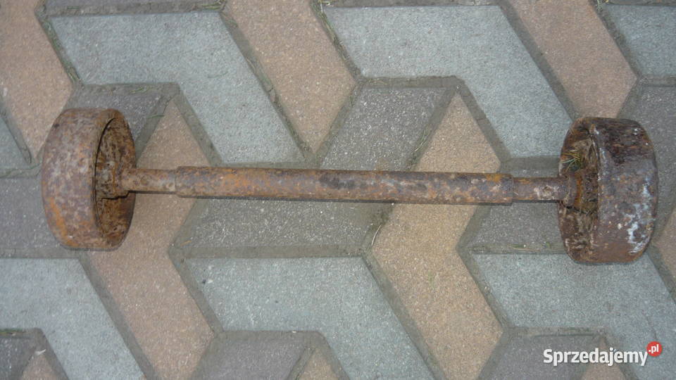 Koła z ośką koła metalowe 125 mm Sokółka