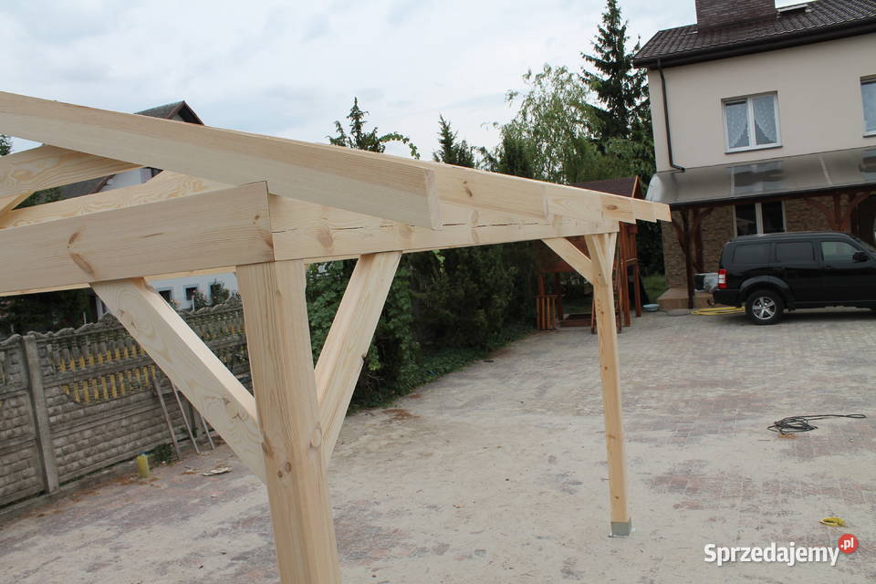 KONSTRUKCJA ALTANY 450x350 Wiata Pergola Garaż Łuków