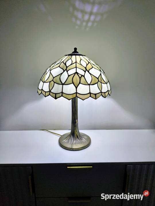 Lampa witrażowa stołowa nocna Tiffany Zaręba sprzedam