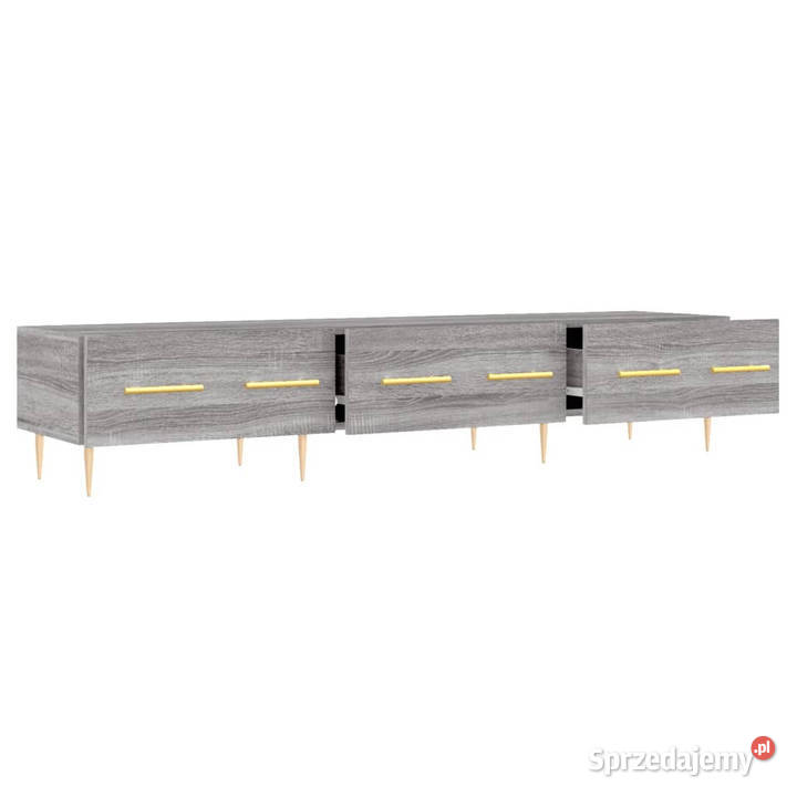 Szafka pod telewizor szary dąb sonoma 150x36x30