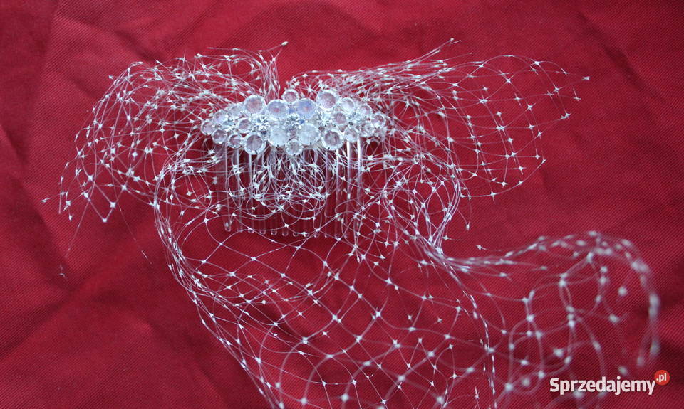 Woalka Ślubna Grzebień Stroik Ślubny Kristin Damska Bielsko-Biała