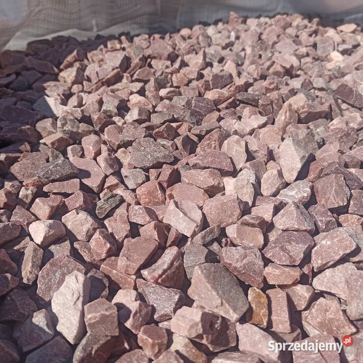 Grys czerwony Kwarcowy kamień czerwony brązowy