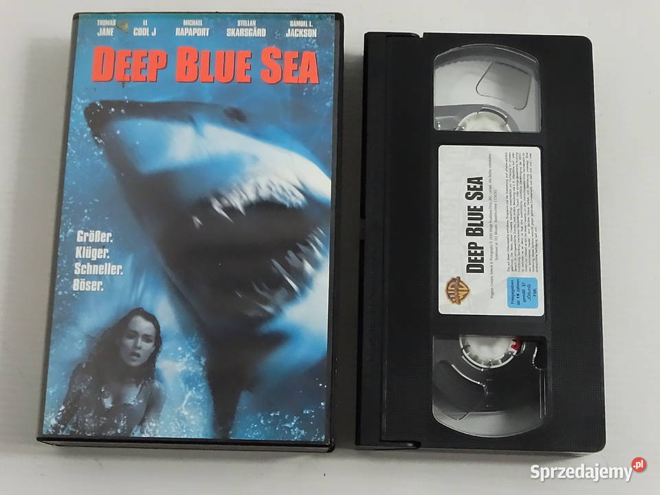 Kasa VHS Piekielna głębia Deep Blue Sea Wydanie Biłgoraj sprzedam