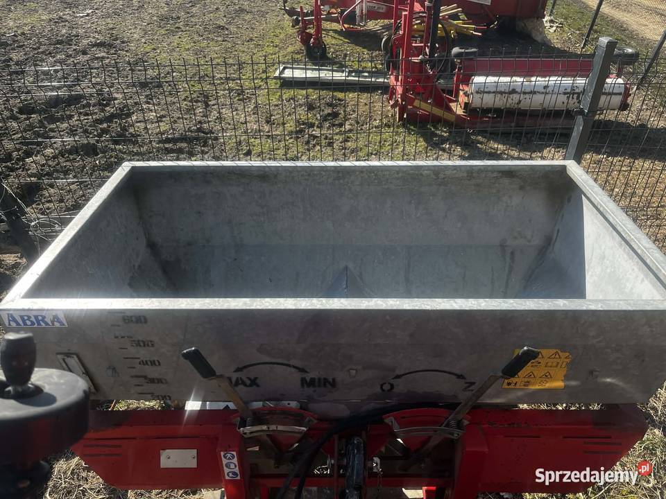 Rozsiewacz dwutalerzowy abra ocynk 600l Rozsiewacze nawozów małopolskie sprzedam