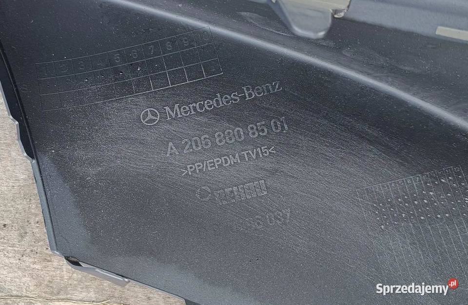 MERCEDES C W206 A206 ZDERZAK PRZÓD NOWY