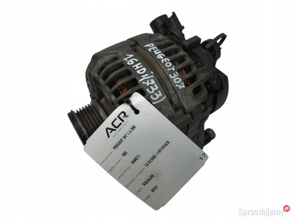 ALTERNATOR Peugeot 307 16 HDI bosch 0124525035 Chełm